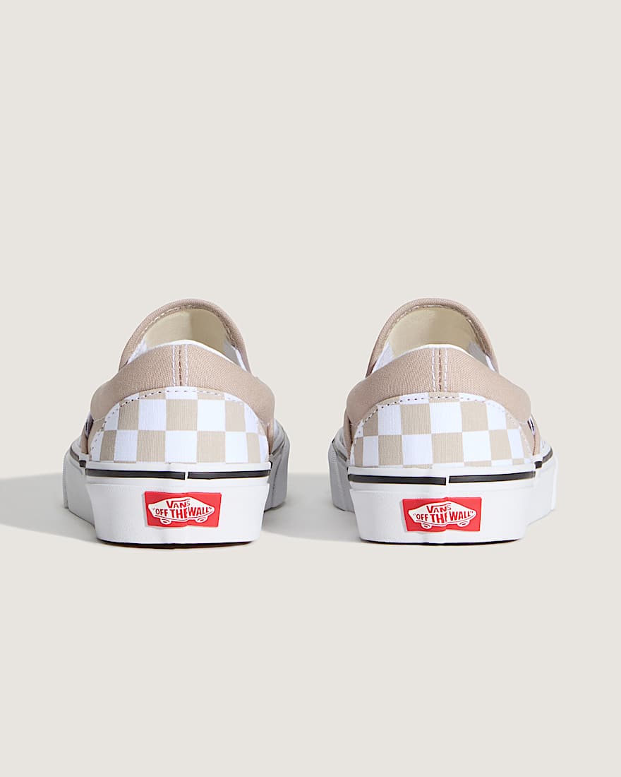 Classic SlipOn Checkerboard Schuhe VANS Beige ALT3