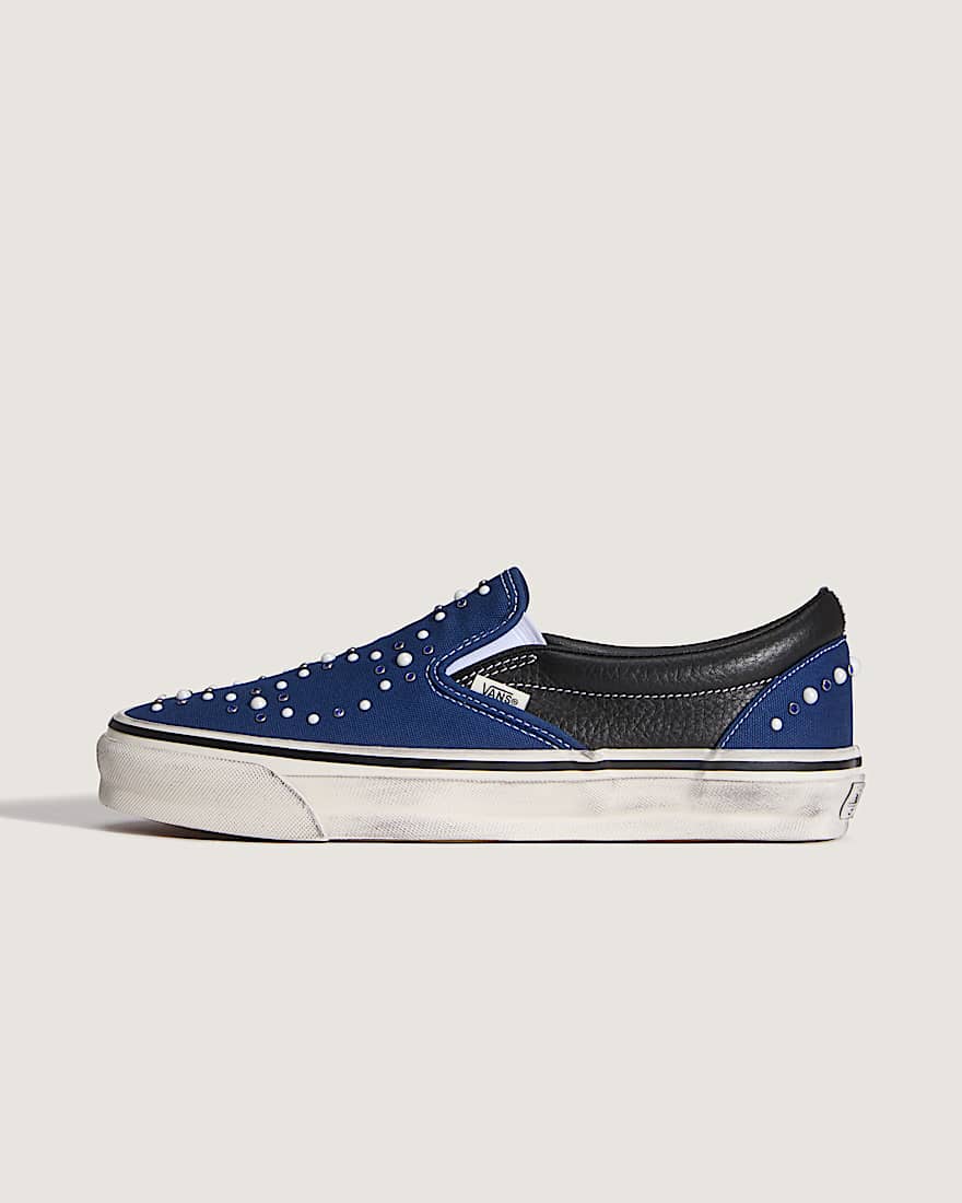 Premium Classic SlipOn Schuhe VANS Blau HERO