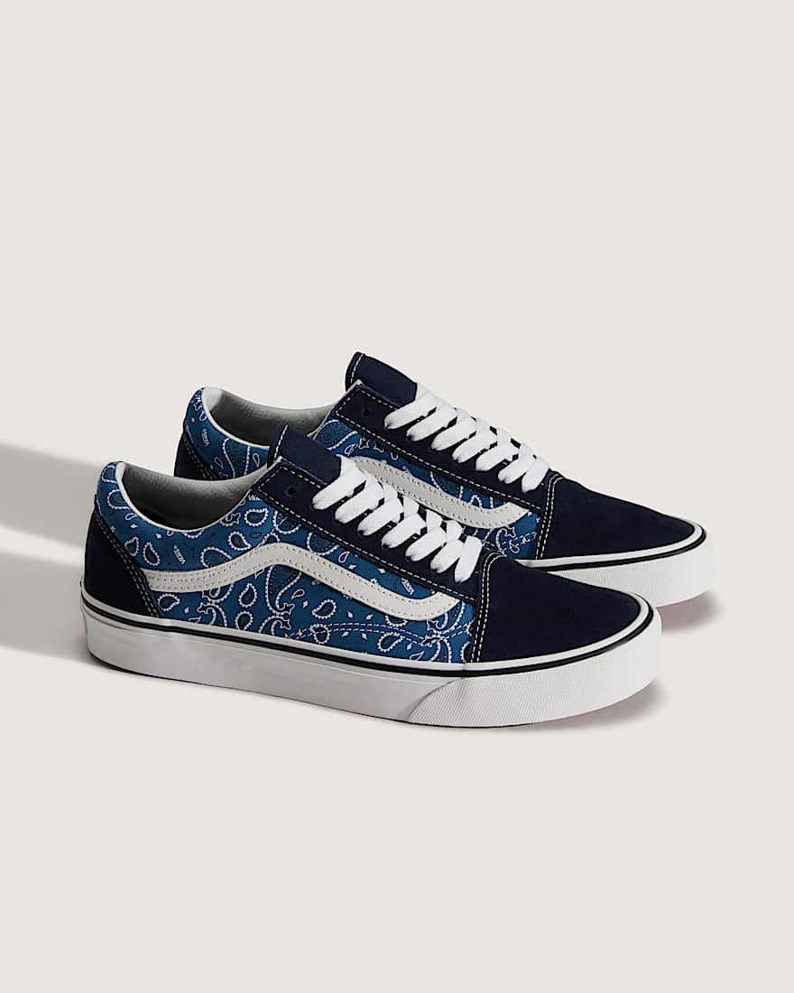 Old Skool PAISLEY NAVY VANS Blau ALT1