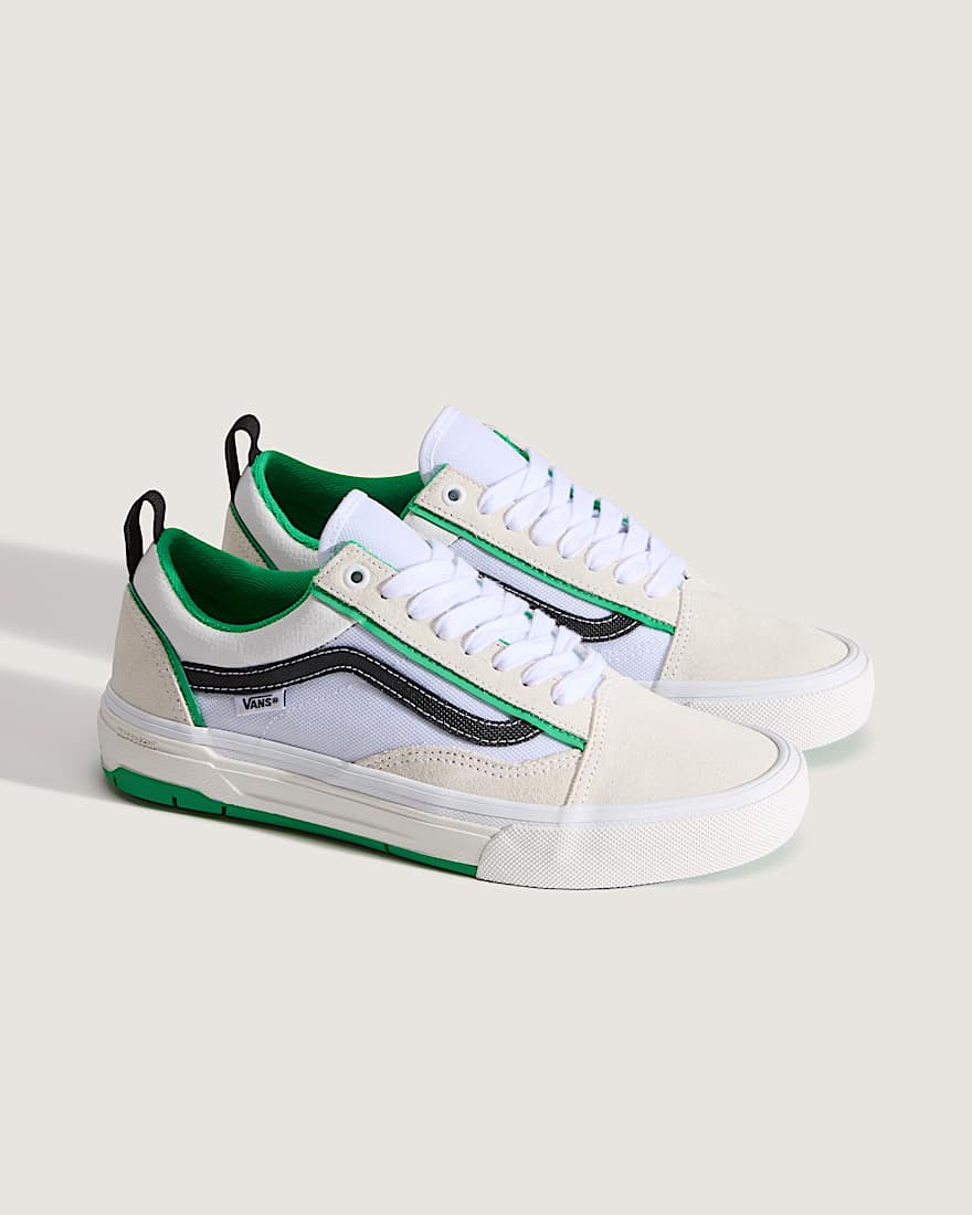 Skate Old Skool Wafflecup Schuhe VANS WeiGrn ALT1