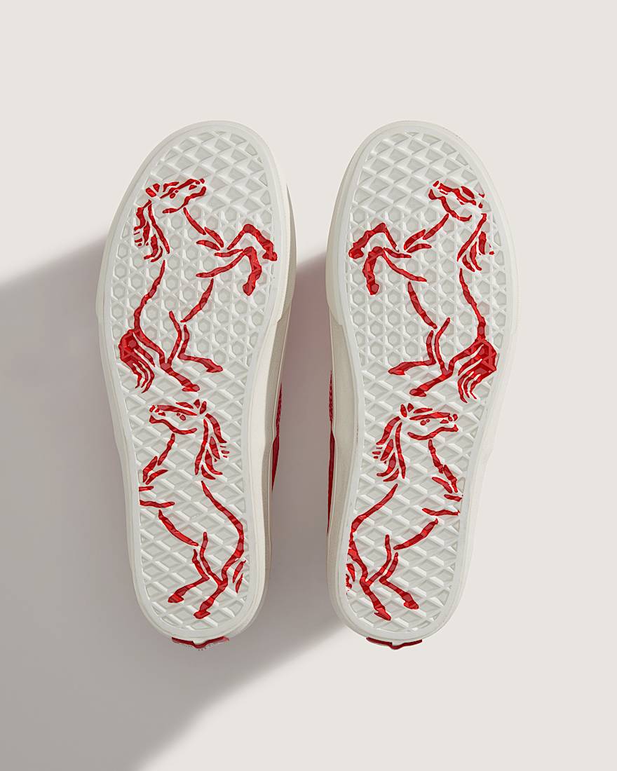 Authentic Year of the Horse Schuhe VANS RotGold ALT7