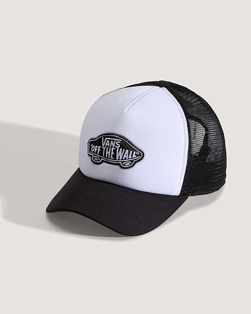 Kinder Patch Curved Bill Trucker Cap VANS Schwarz HERO