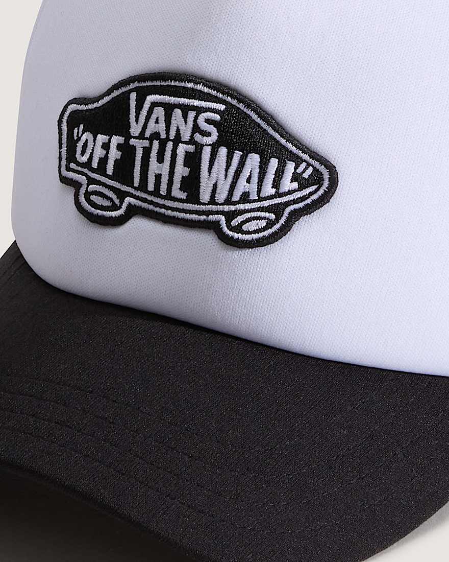 Kinder Patch Curved Bill Trucker Cap VANS Schwarz ALT2