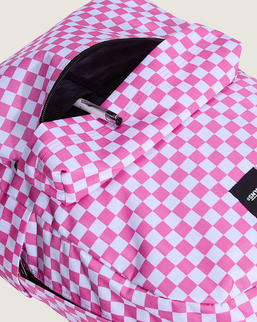 Old Skool Checkerboard Rucksack VANS Rosa ALT6