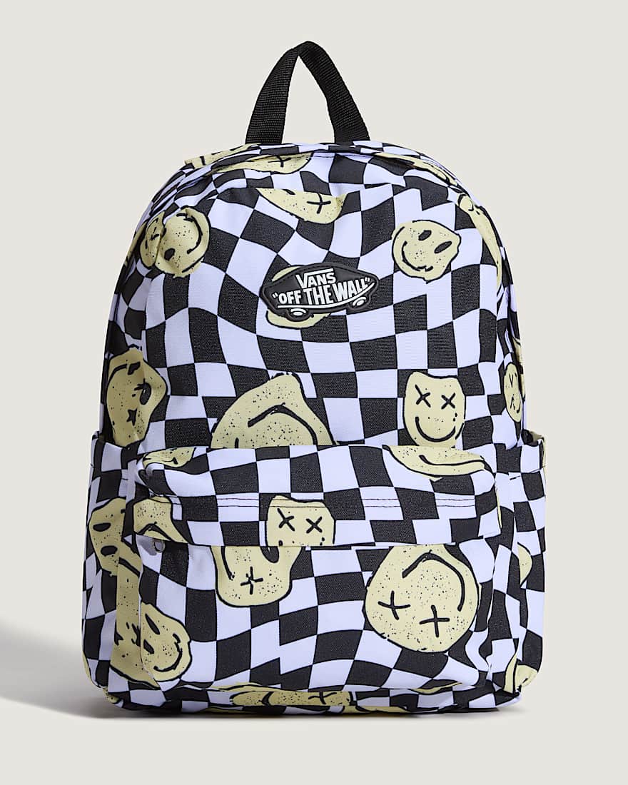 Old Skool Grom Backpack CHECKERBOARD WhiteBlack VANS Wei HERO