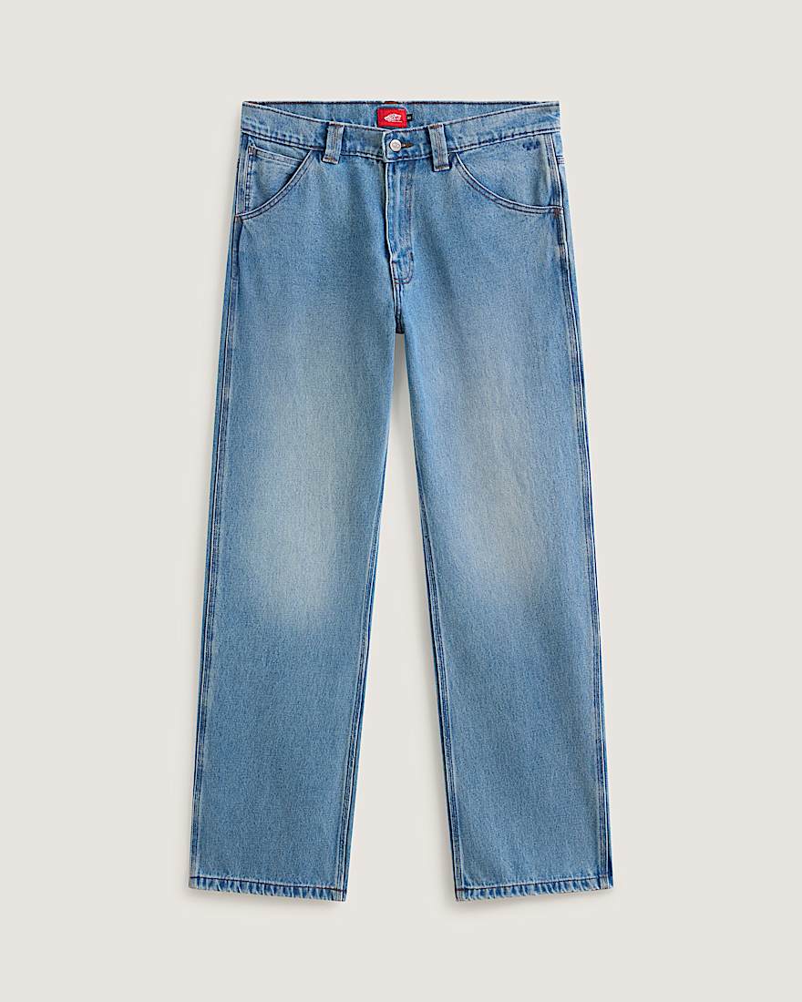 Skate Loose Bootcut Denim Stone Wash VANS Blau HERO