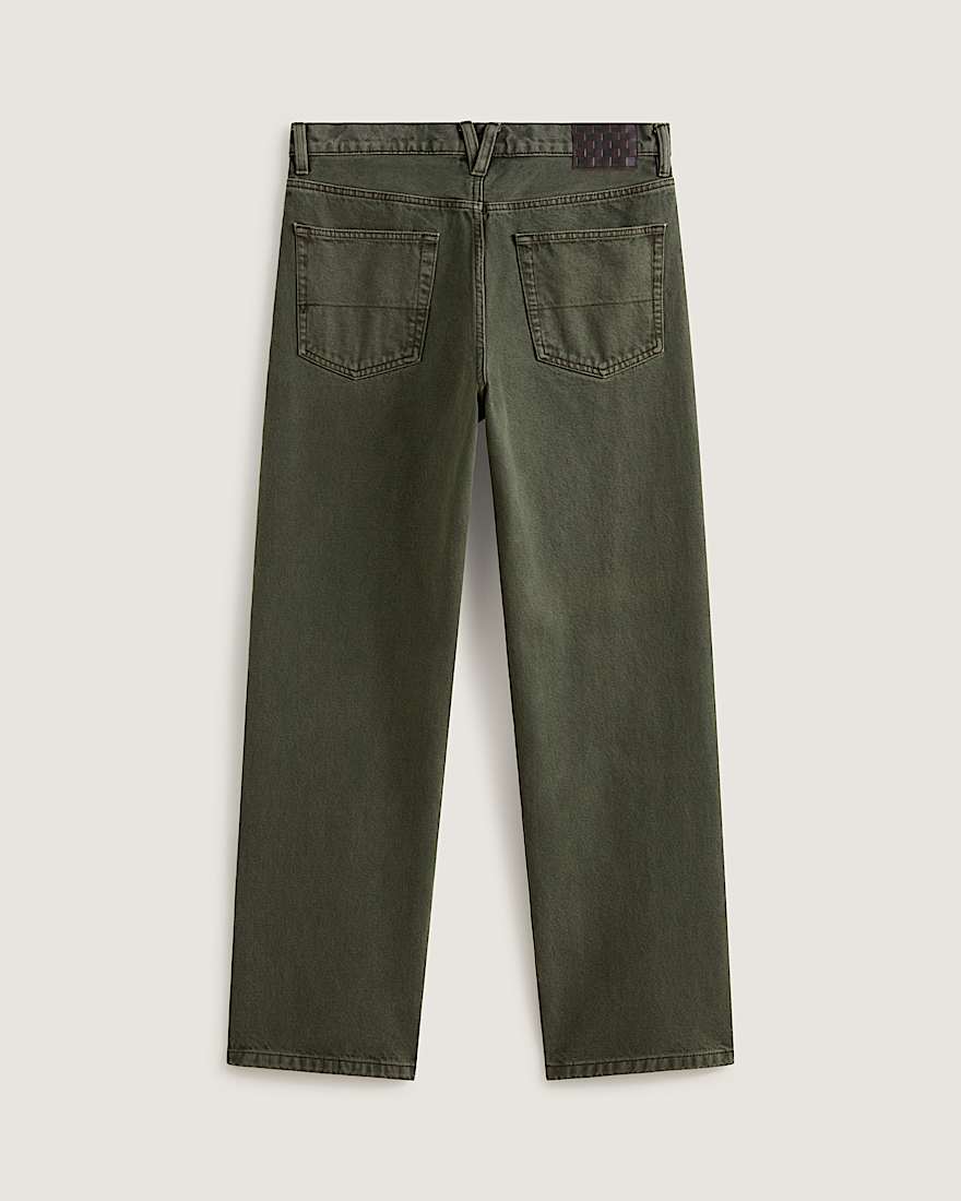 Check5 Loose DenimHose VANS Grn ALT1