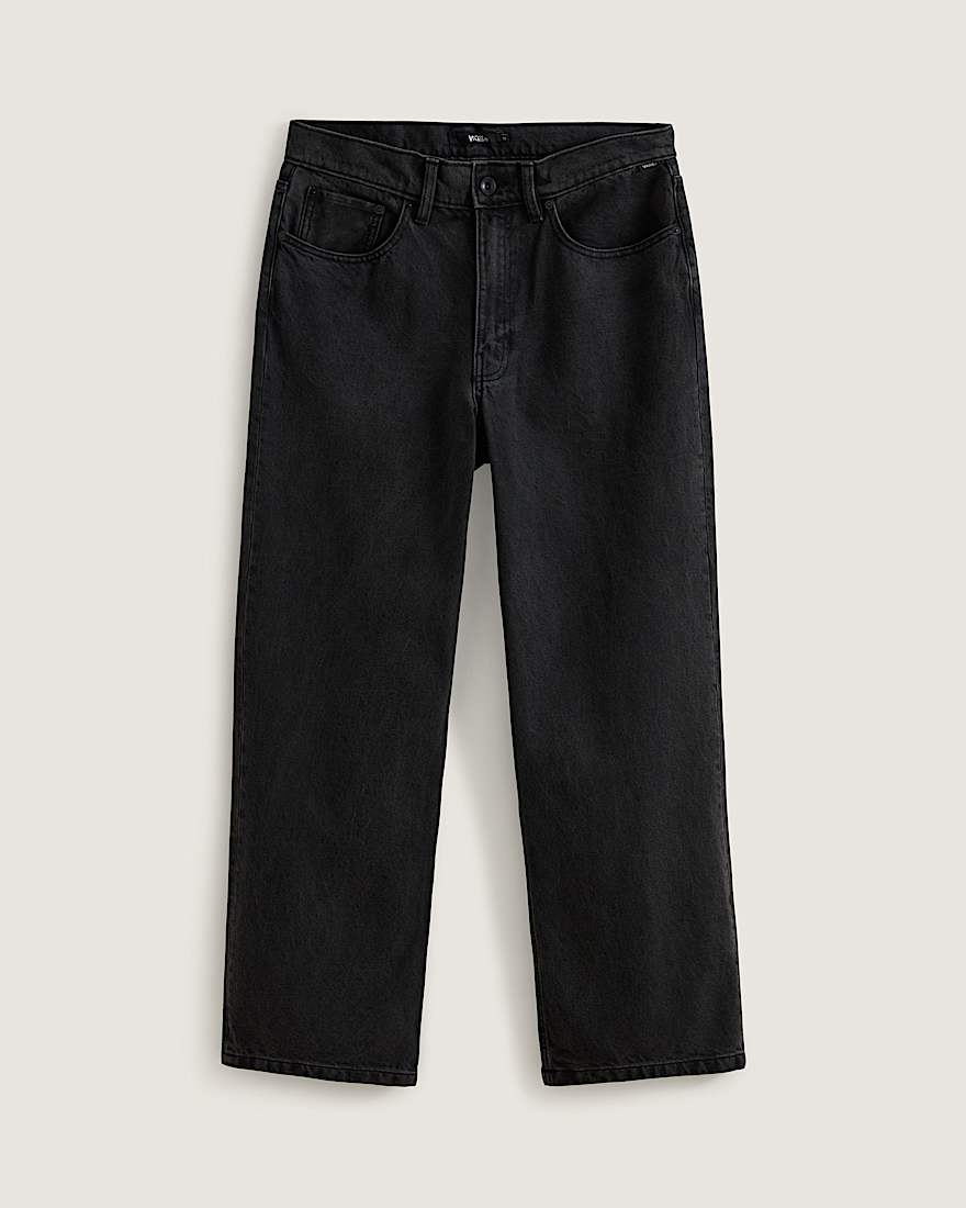 Check-5 Baggy Denim Pant Black - 1