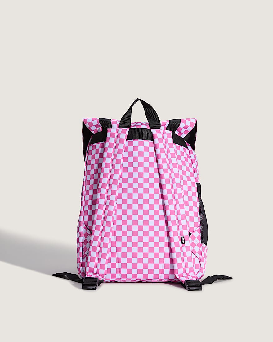 Vans Utility Backpack CHECKERBOARD Pink Fizz VANS Rosa ALT2
