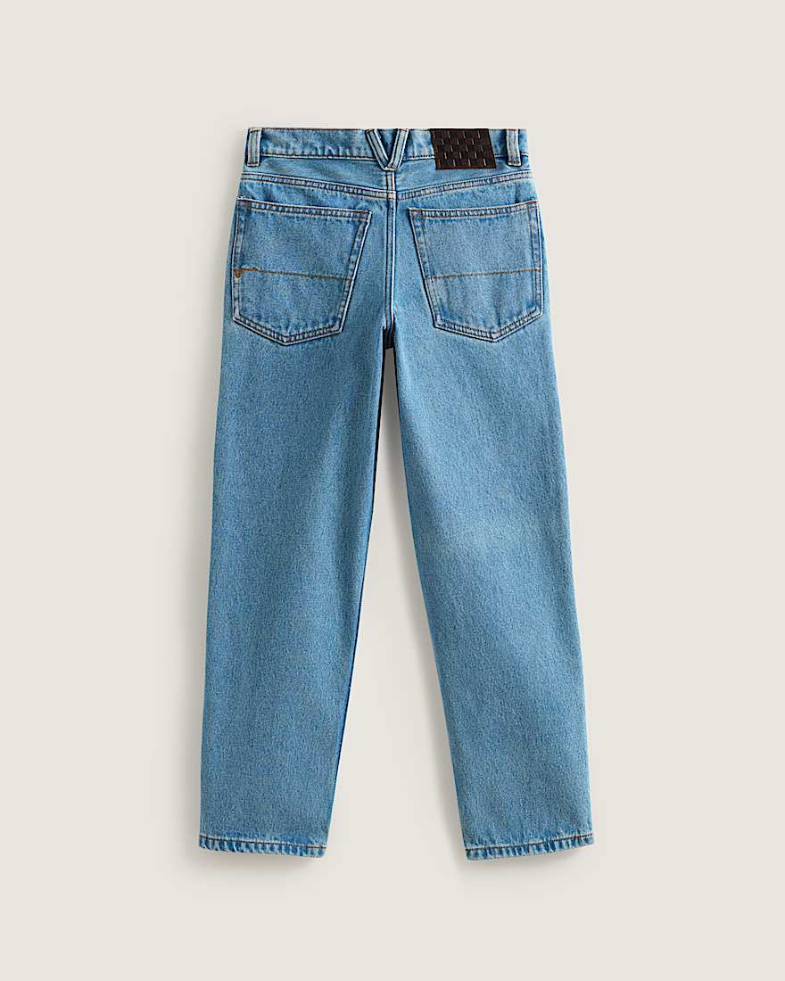 Kinder Check5 Loose Denim Hose 814 Jahre VANS Blau ALT1