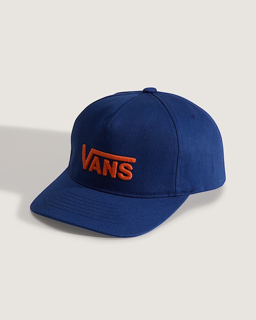 Drop V Logo Snapback Cap VANS Blau HERO