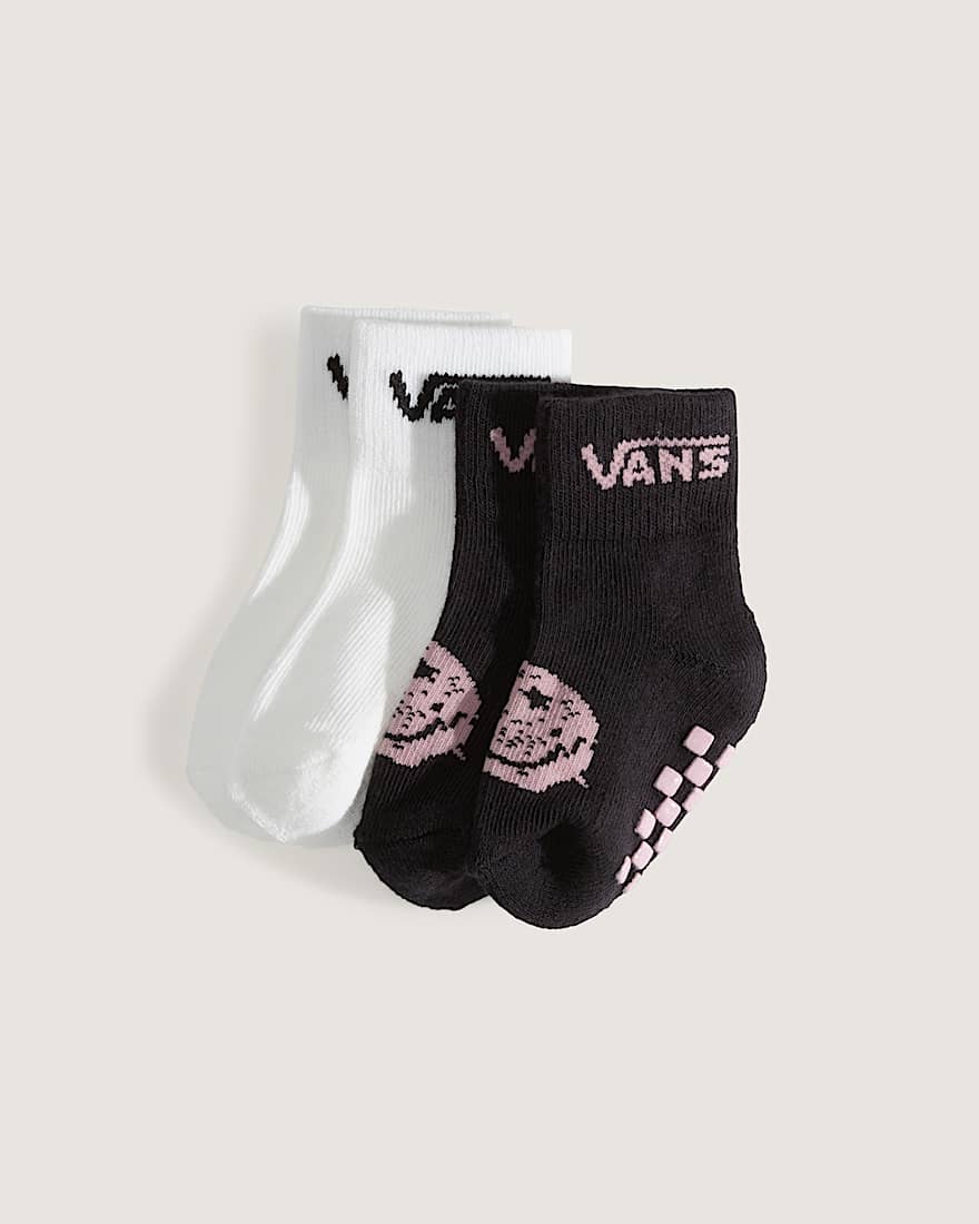 Kleinkinder Classic Crew Checkerboard Socken VANS Rosa HERO