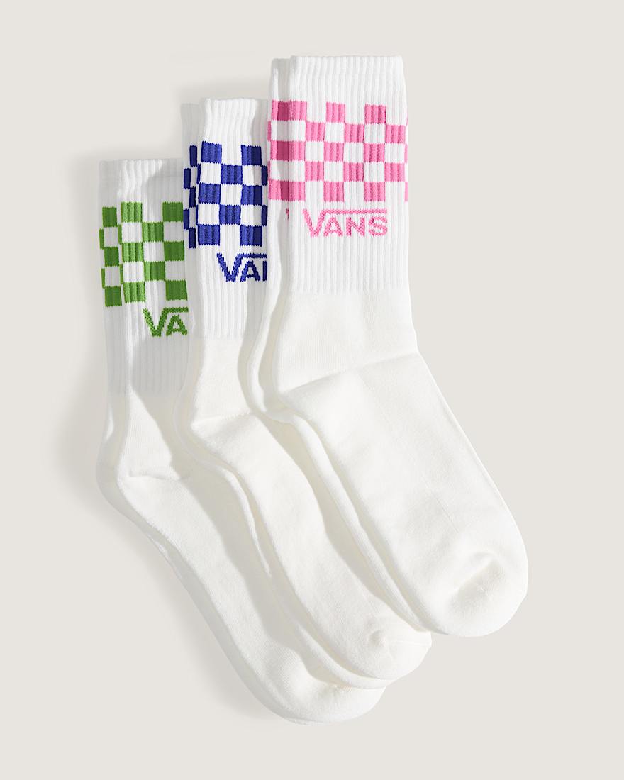 Classic Check Crew Socken 3 Paar VANS Rosa ALT1