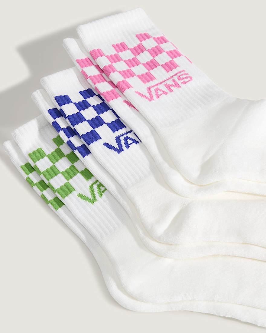Classic Check Crew Socken 3 Paar VANS Rosa ALT2