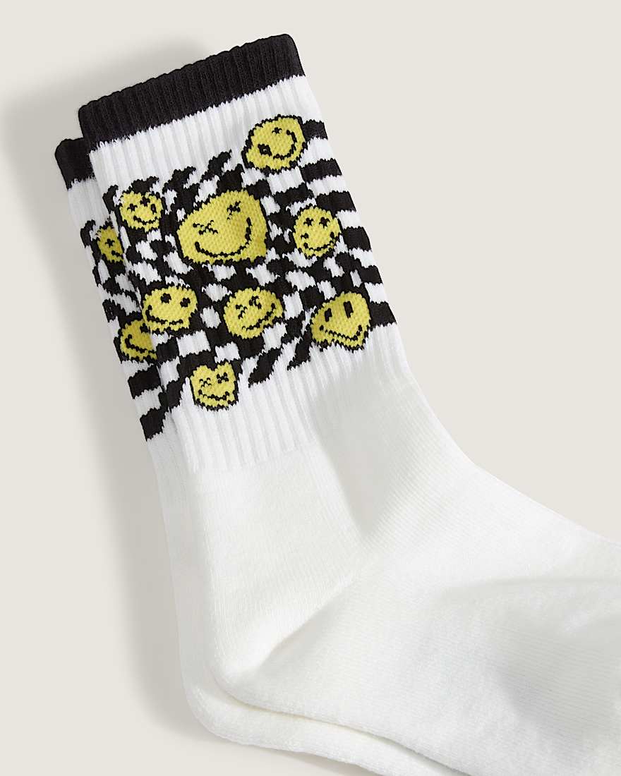 Kinder Ticker Checkerboard Crew Socken VANS Wei ALT2