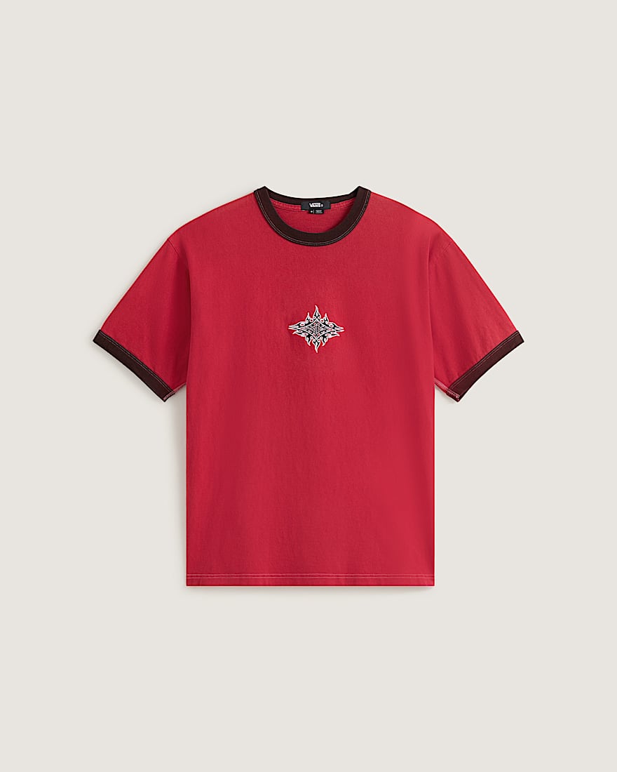 Flame Face TShirt VANS Rosa HERO
