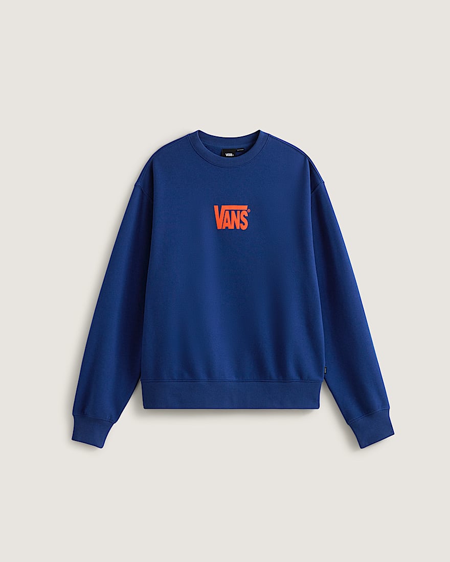 StretchSweatshirt mit Rundhalsausschnitt und Logo VANS Blau HERO
