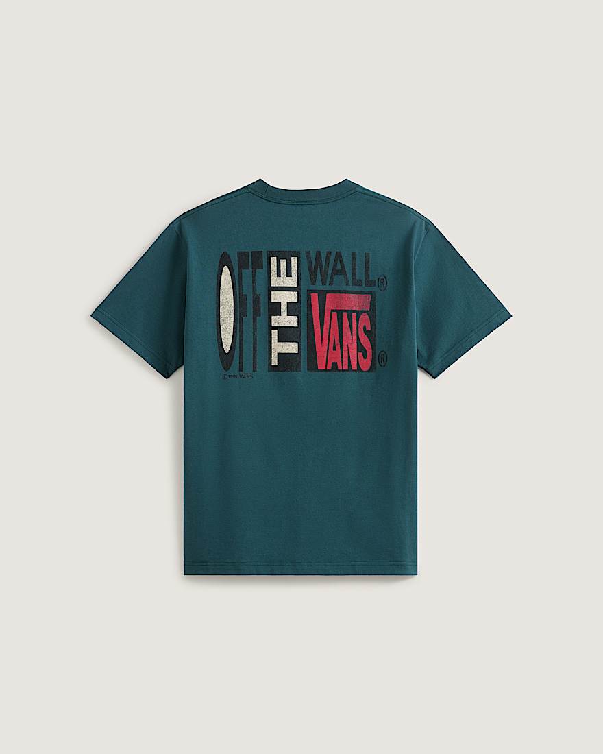 Stretch Stack Crackle SS Tee Mystic Moss VANS Grn ALT1