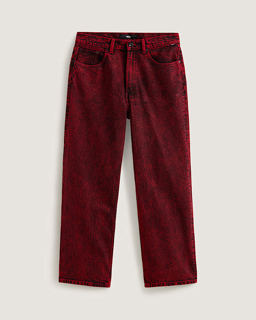 Check5 BaggyJeans aus Denim VANS Rot HERO