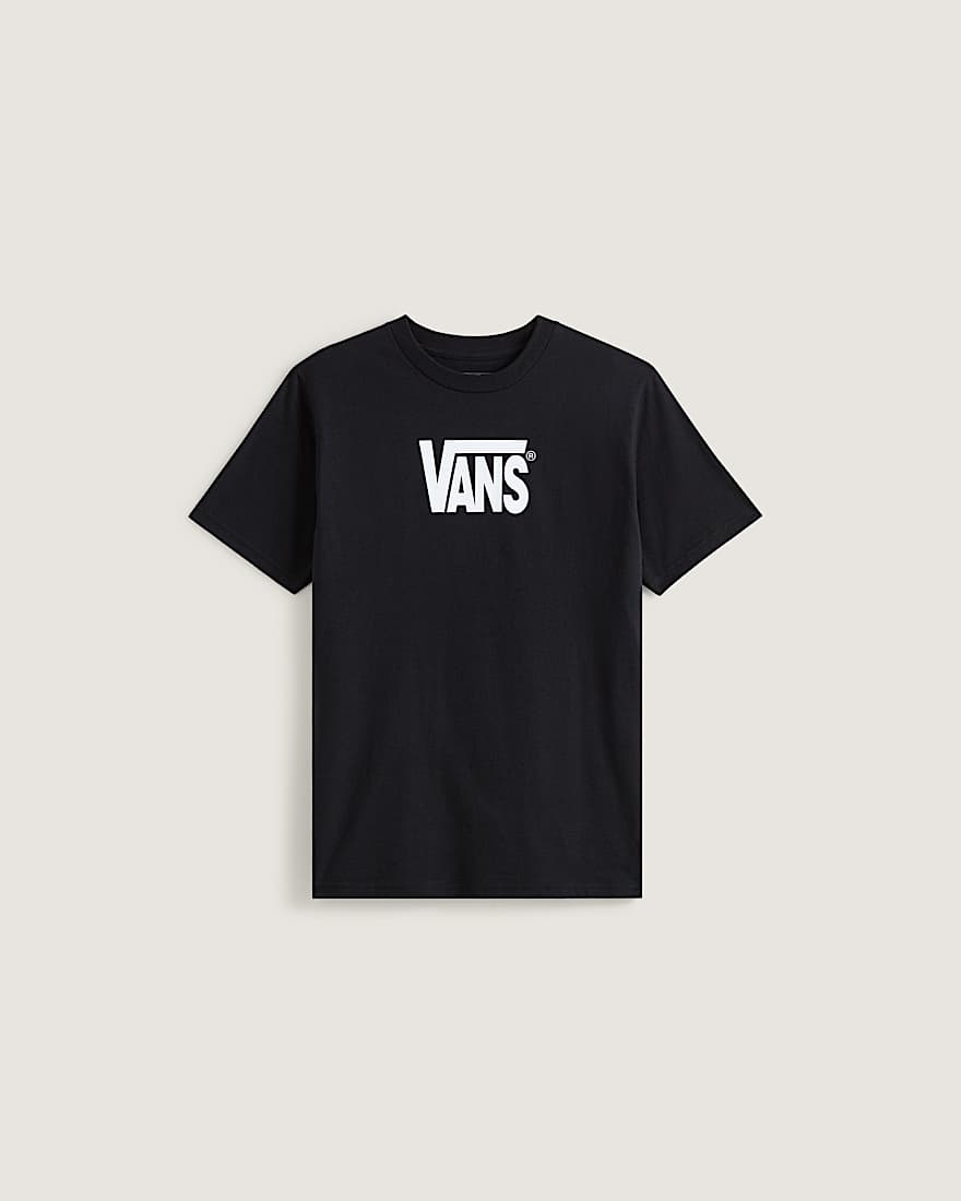 Kinder StretchTShirt mit Logo 814 Jahre VANS Schwarz HERO