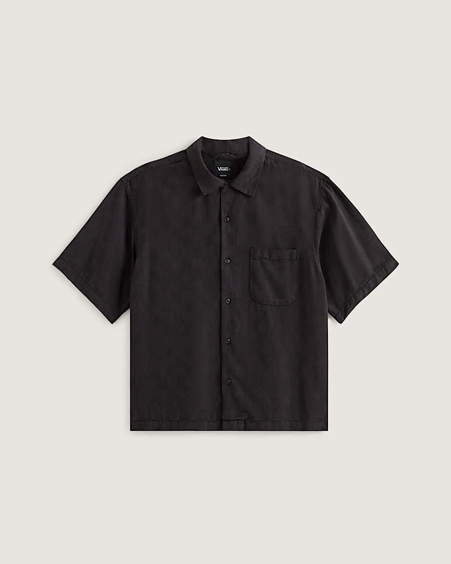 Van Doren Check Camp TShirt VANS Schwarz HERO