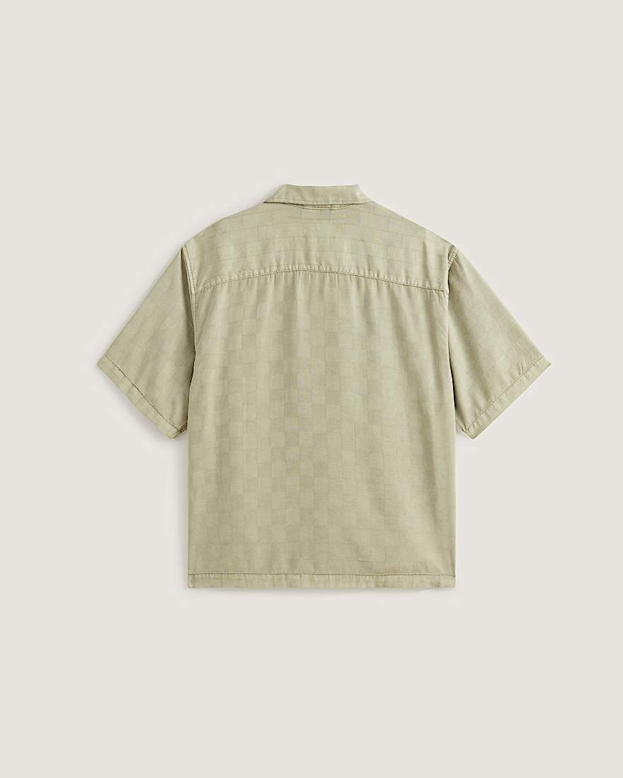 Van Doren Check Camp TShirt VANS Beige ALT1