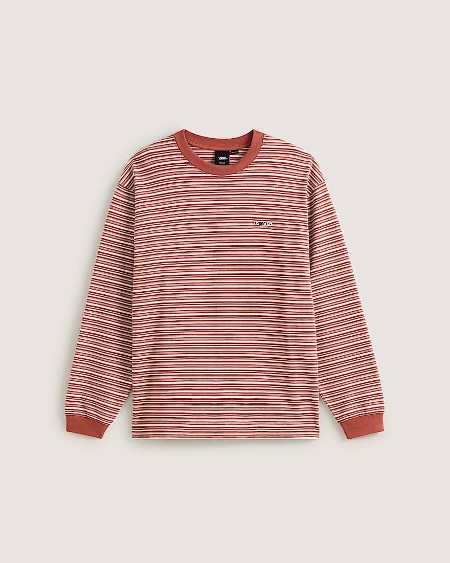 Wesley Stripe LangarmStrickhemd VANS Orange HERO