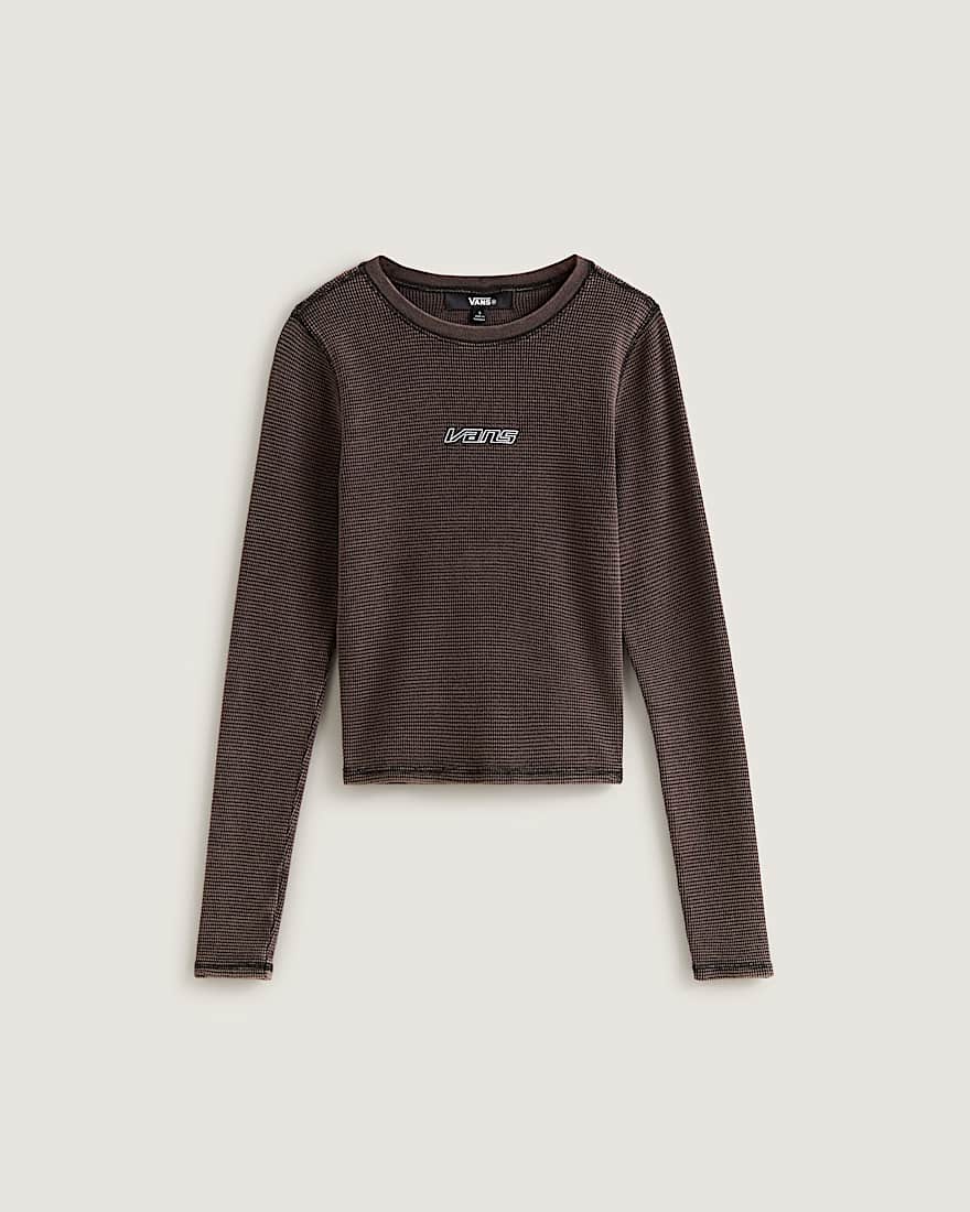 Teri Waffle Langarmhemd VANS Schwarz HERO