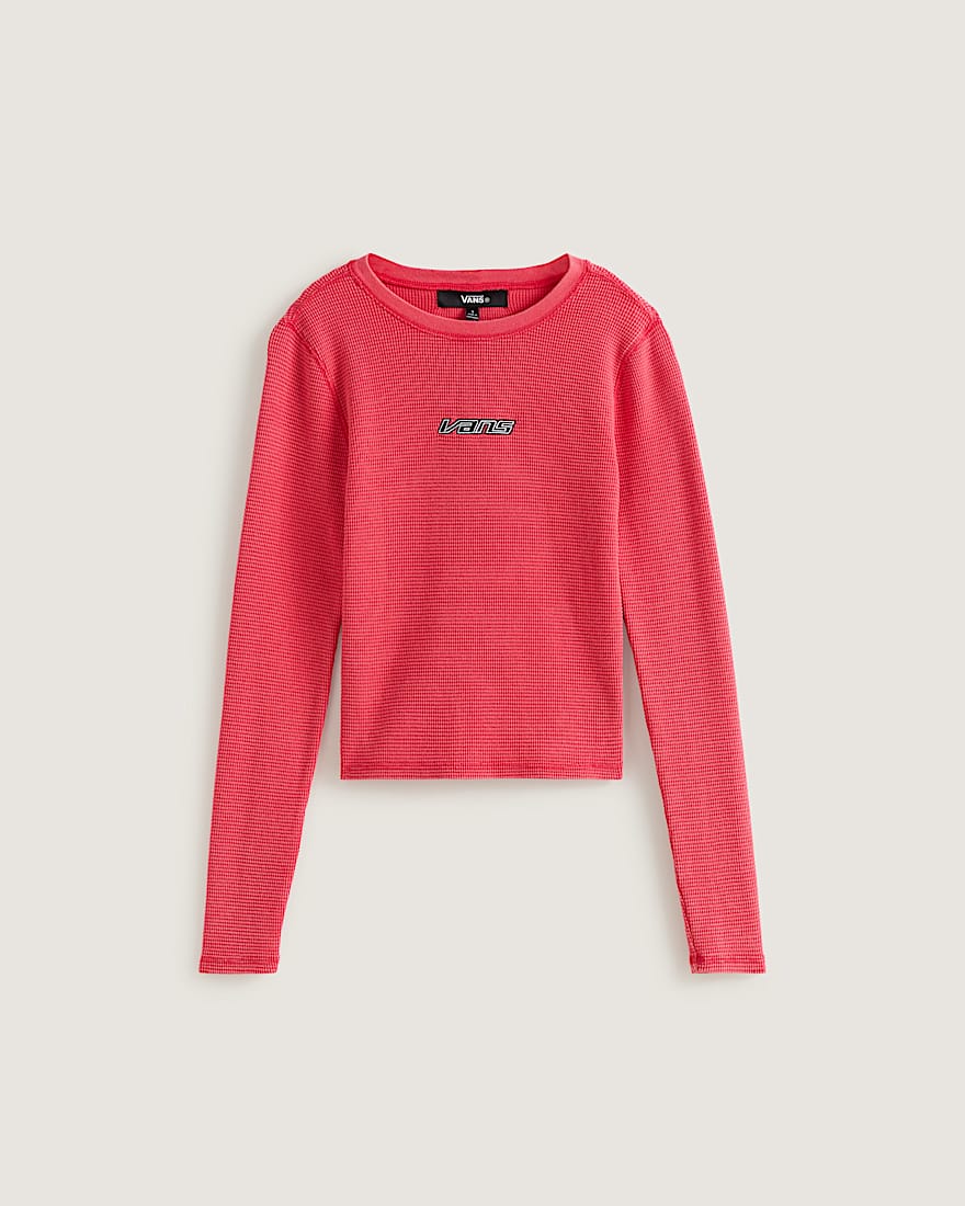 Teri Waffle Langarmhemd VANS Rosa HERO