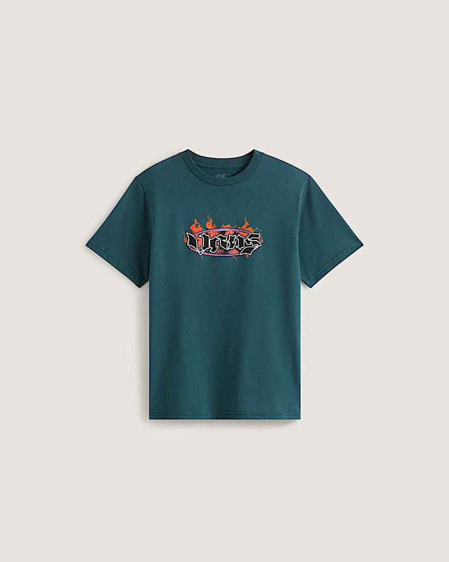 Kinder Night Spark TShirt 814 Jahre VANS Grn HERO