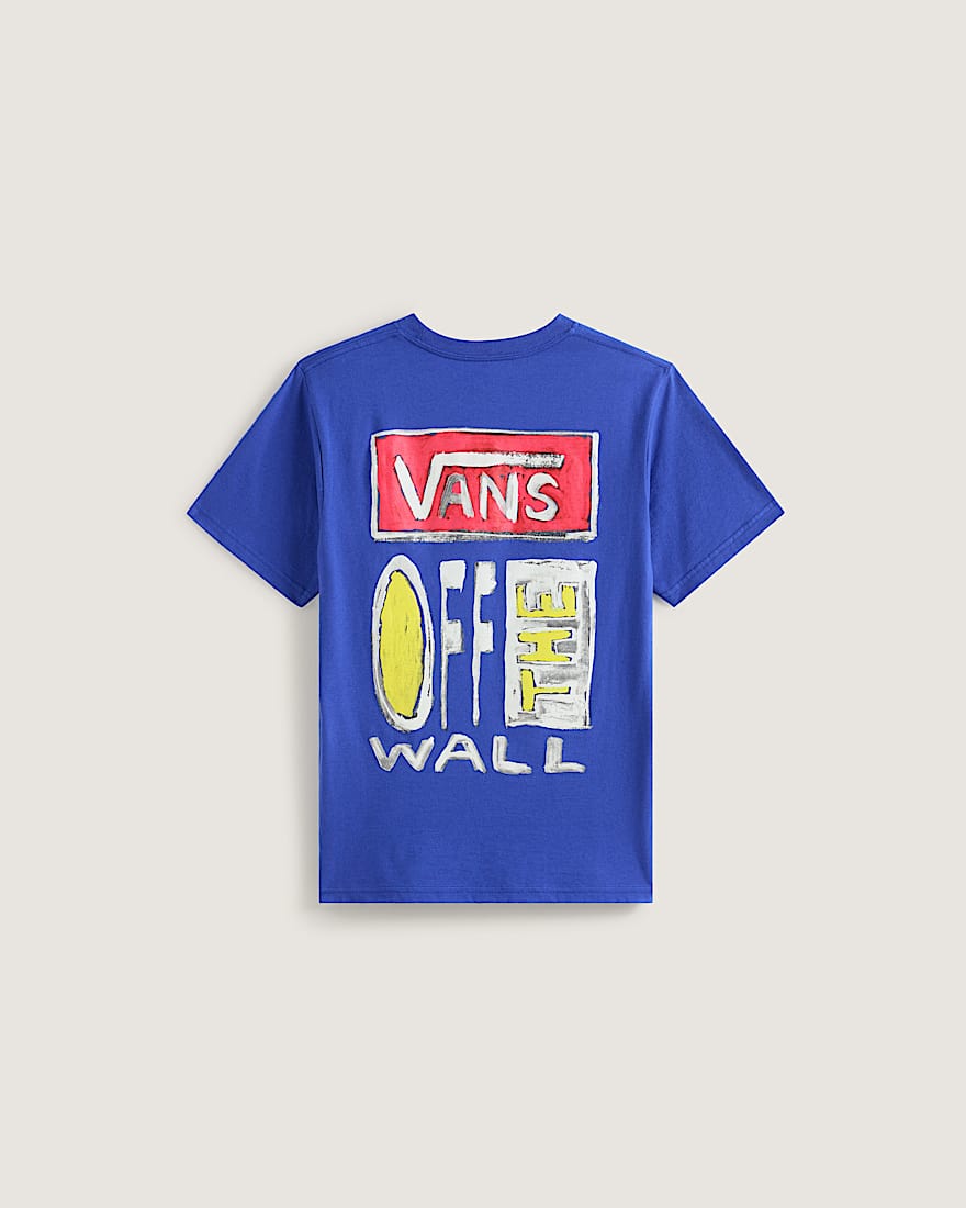Kinder Vans On Canvas TShirt 814 Jahre VANS Blau ALT1