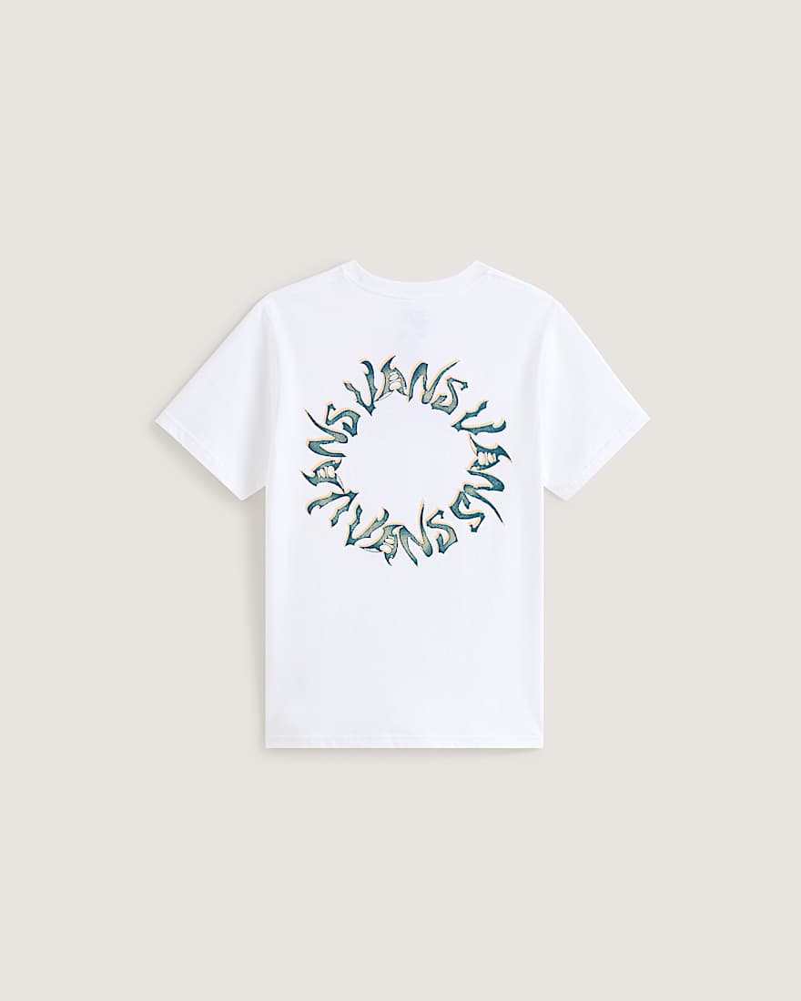 Kinder Wild Circle TShirt 814 Jahre VANS Wei ALT1