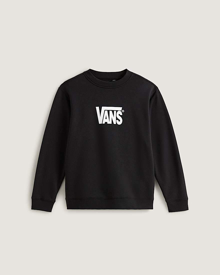 Kinder StretchSweatshirt mit Rundhalsausschnitt und Logo 814 Jahre VANS Schwarz HERO