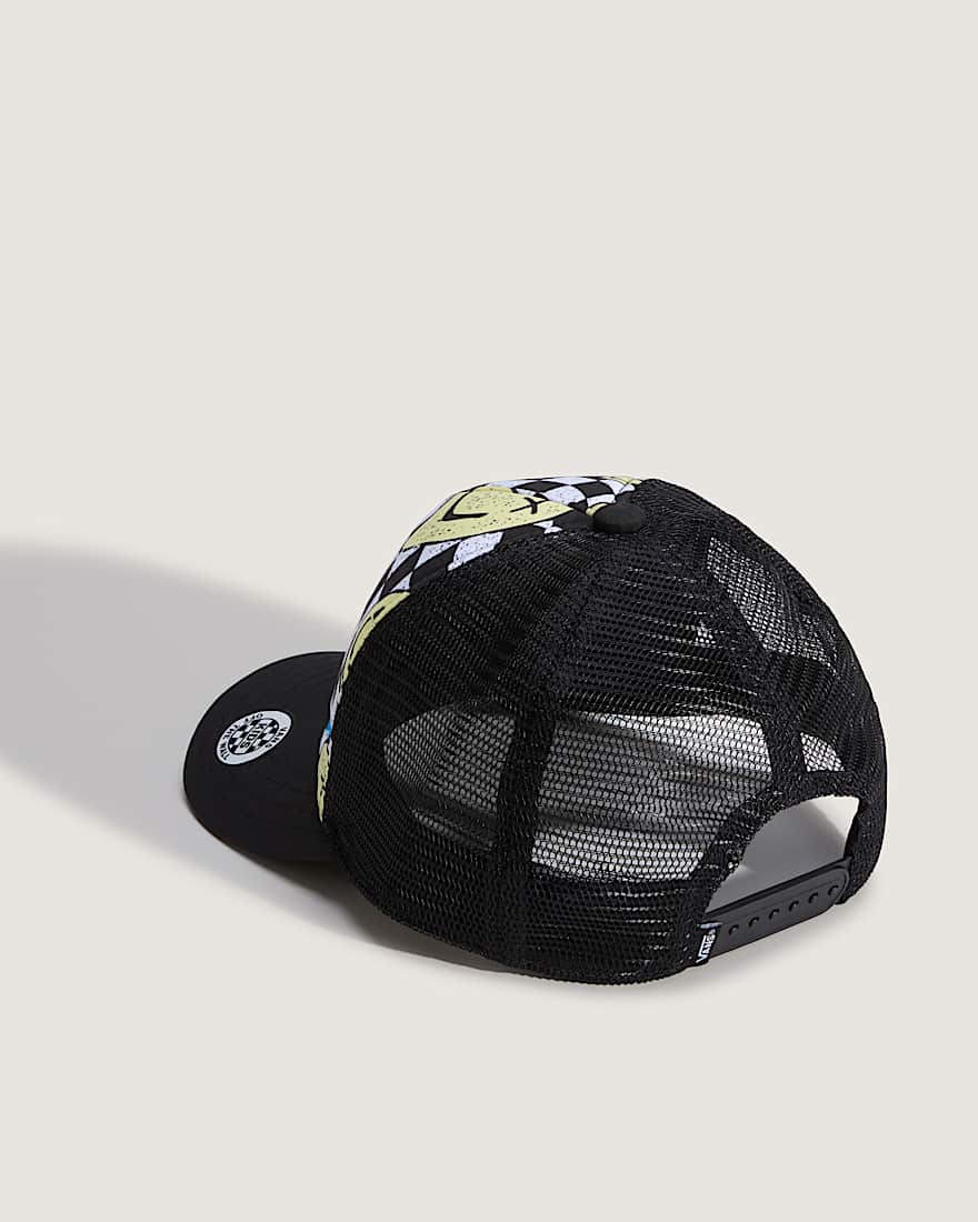 Kinder Twisted Vans TruckerKappe VANS Schwarz ALT1