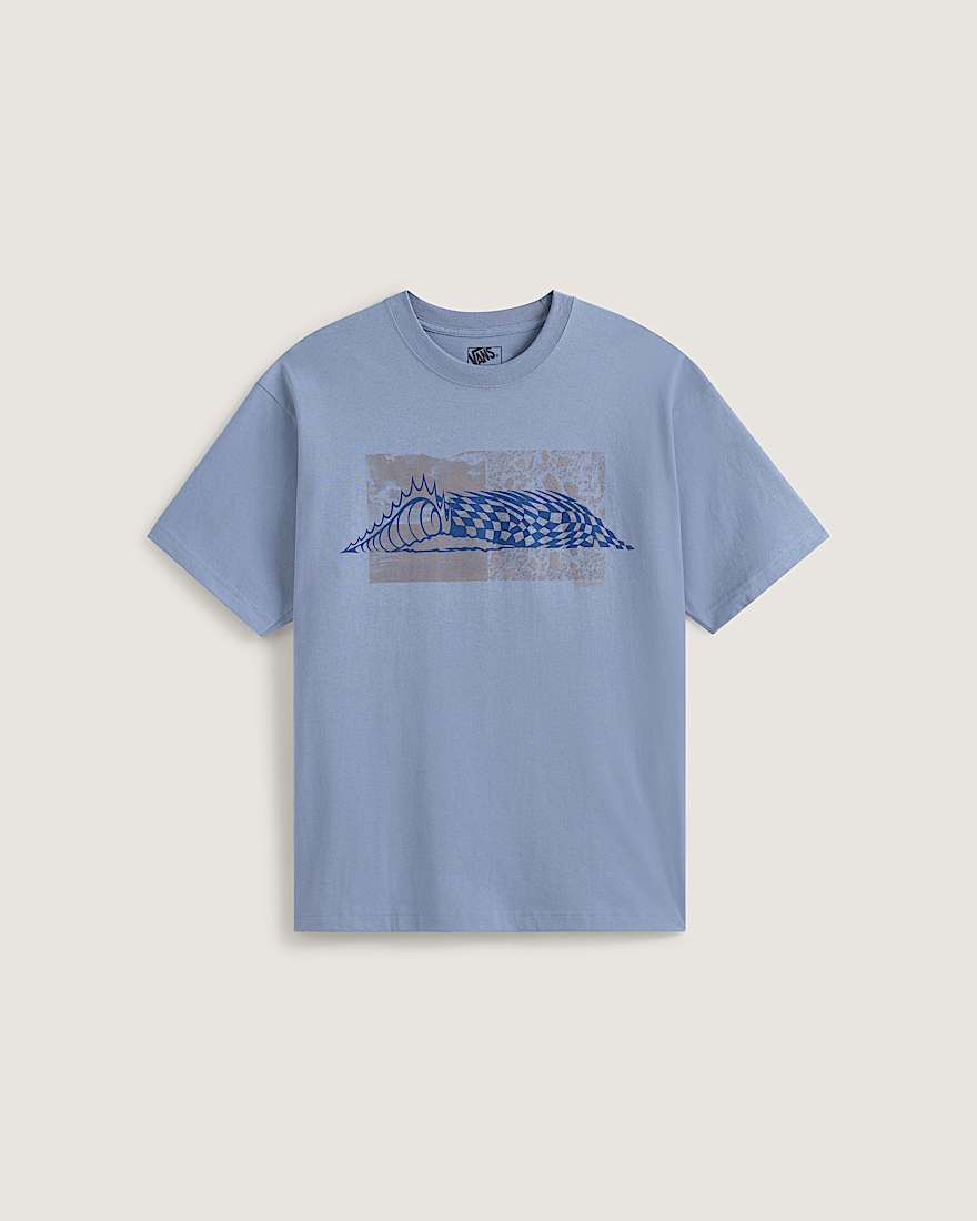 Wave Check TShirt VANS Grau HERO