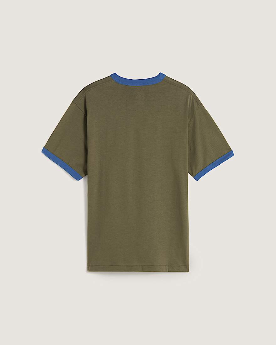 RingerTShirt mit Logo in der Brustmitte VANS Grn ALT1