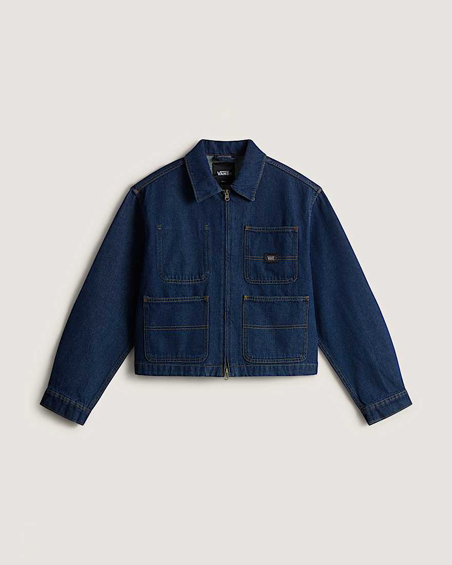 Emily Boxy Work Wear Jacke VANS Blau HERO