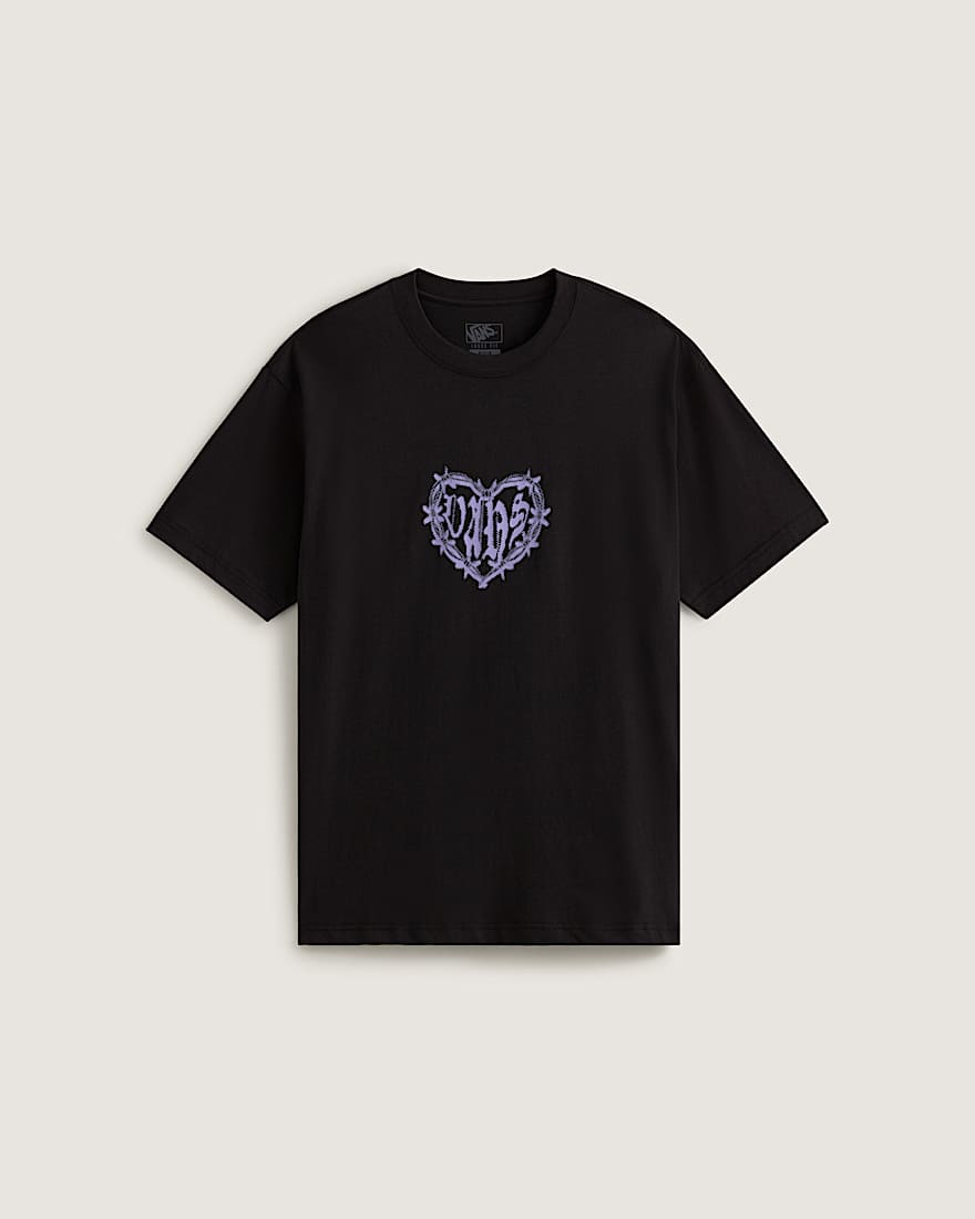 Barbed Heart Loose TShirt VANS Schwarz HERO