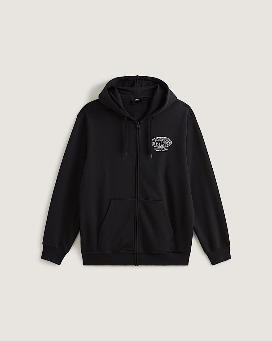 World Tour Loose Hoodie mit Reiverschluss VANS Schwarz HERO