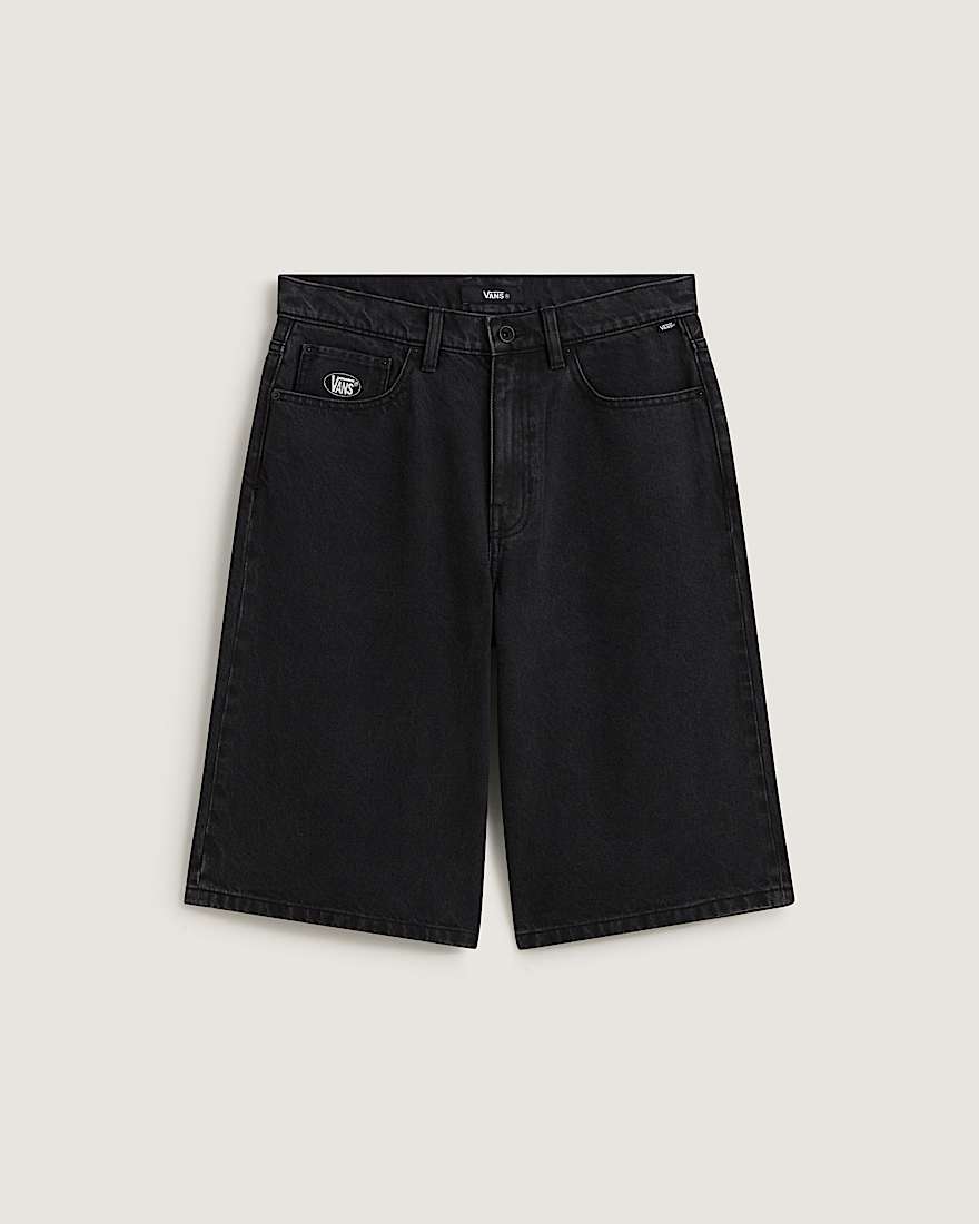 Stretched Logo Jeansshorts VANS Schwarz HERO