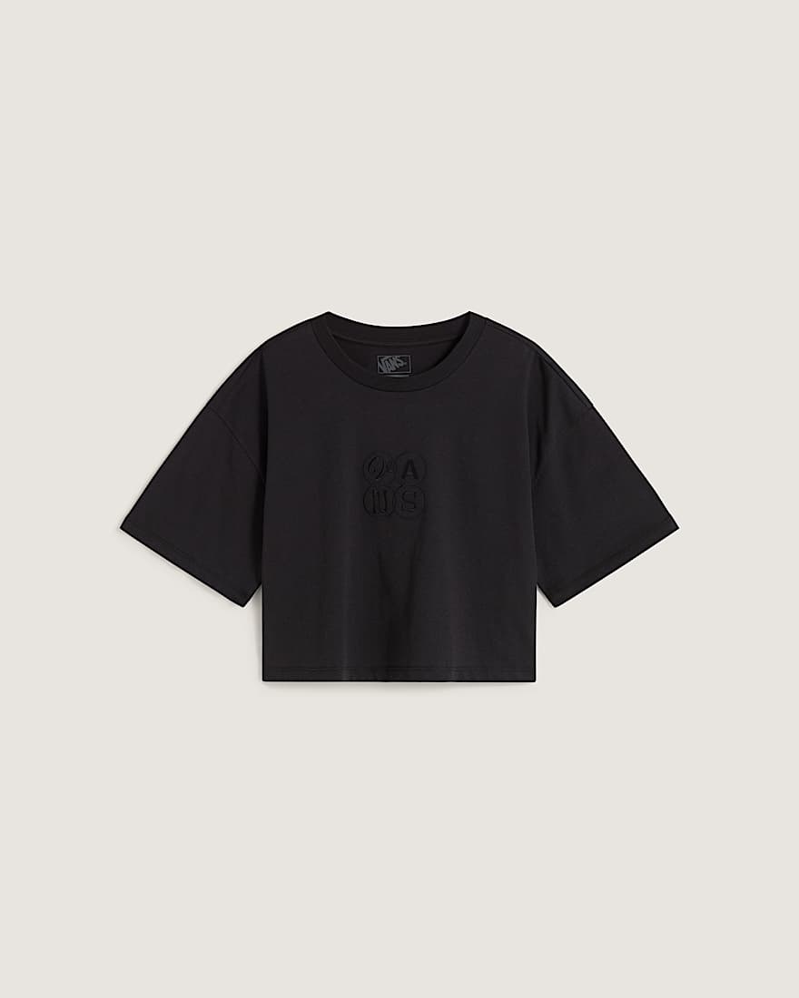 ELLIPSE RELAX CROP SS Black VANS Schwarz HERO