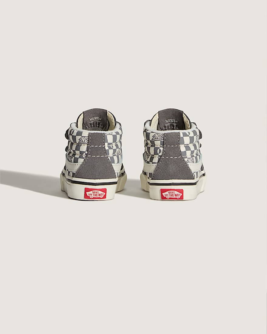 SK8Mid Reissue V GEO CHECK PEWTER VANS Grau ALT3