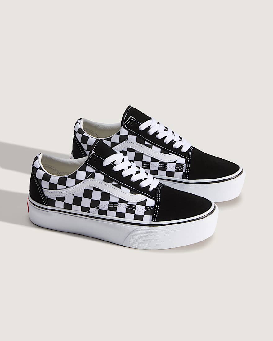  Old Skool Plateauschuhe VANS SchwarzWei ALT1