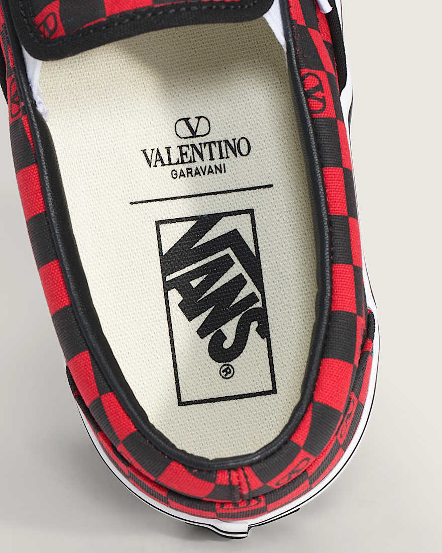 Valentino Garavani and Vans Classic Slip-On Checkerboard