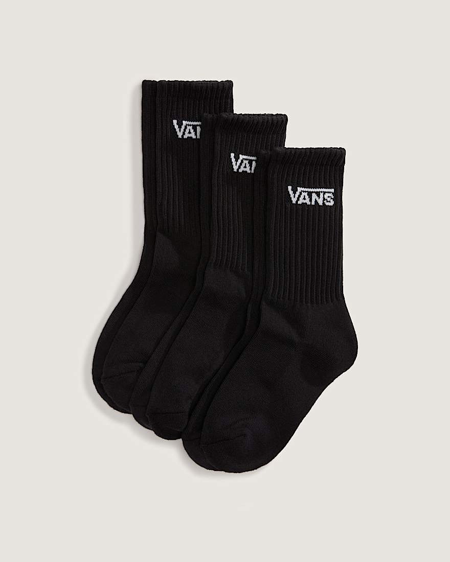 Kinder Classic Crew Socken 3 Paar VANS Schwarz HERO