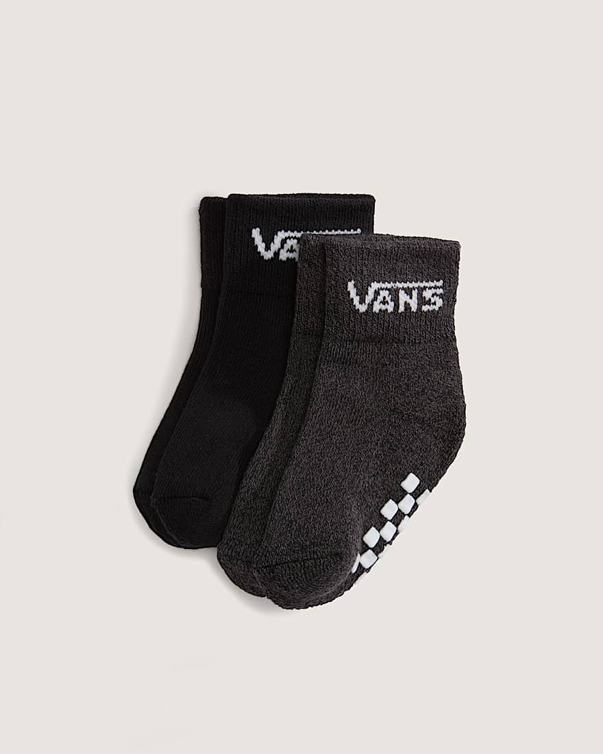 Kleinkinder Classic Crew Socken 2 Paar VANS Schwarz HERO