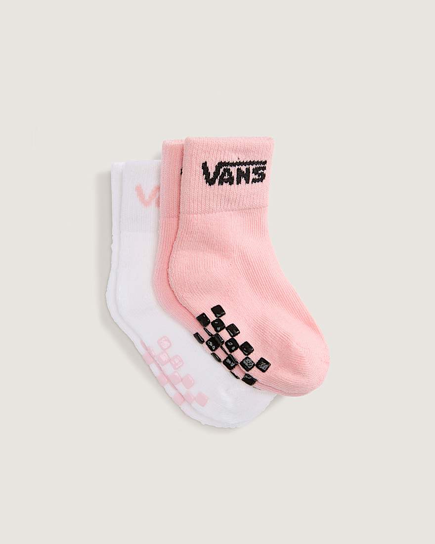 Kleinkinder Classic Crew Checkerboard Socken VANS Rosa ALT1