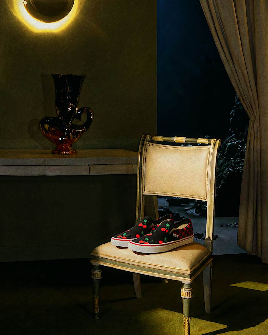 Valentino Garavani and Vans Classic Slip-On Checkerboard