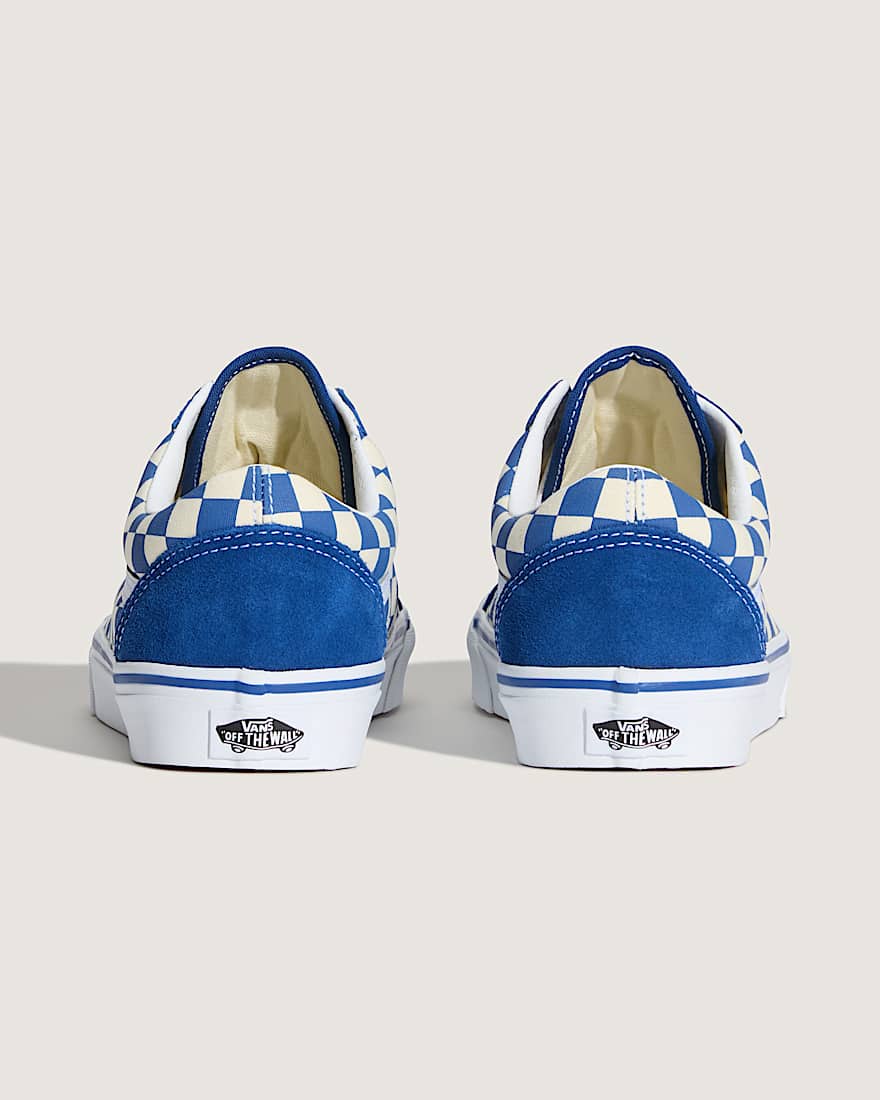 Old Skool Checkerboard Schuhe VANS Blau ALT3
