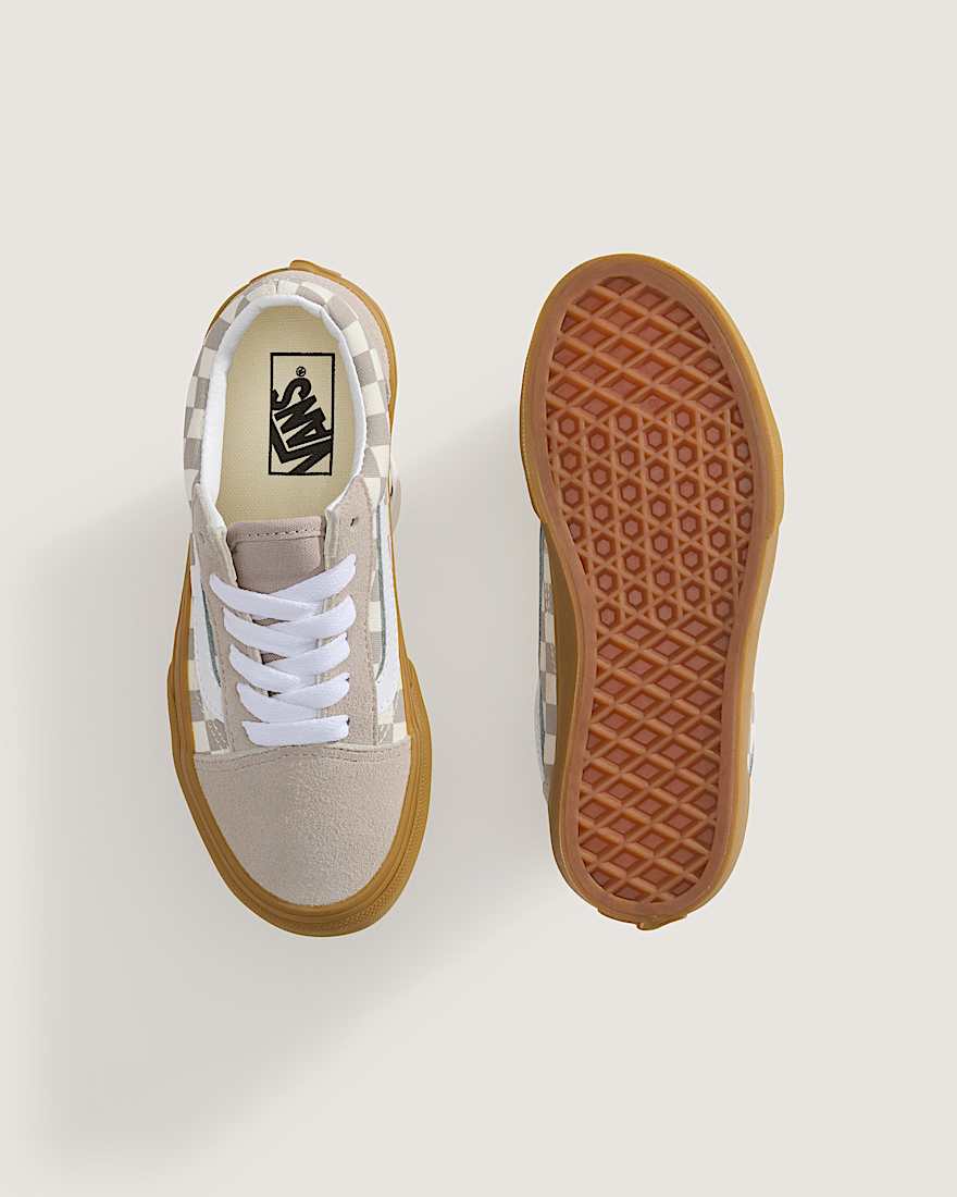 Kleine Kinder Old Skool Schuhe 48 Jahre VANS Beige ALT2